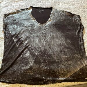 Calvin Klein black and silver tshirt